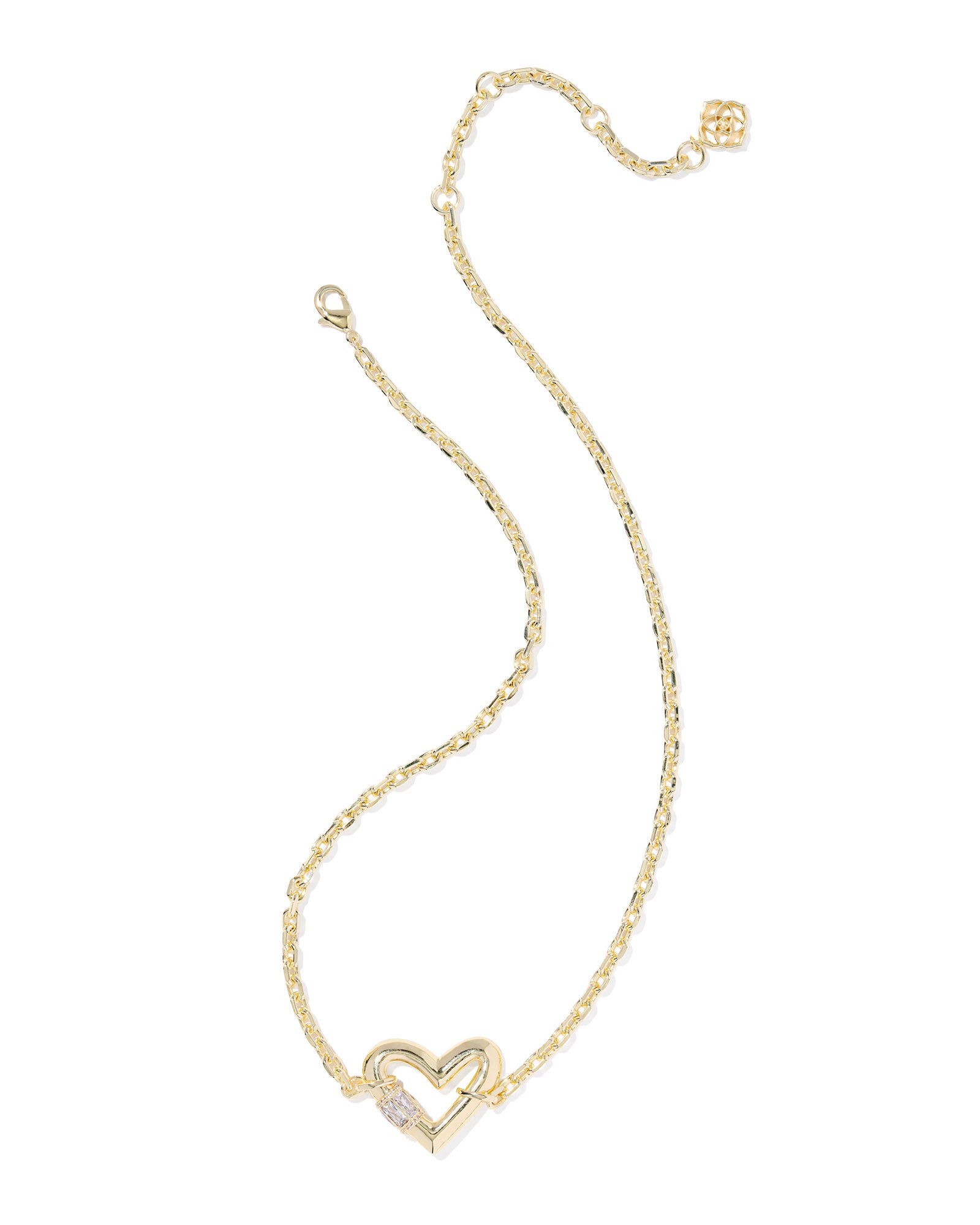Emery Heart Short Pendant Necklace-Necklaces-Vixen Collection, Day Spa and Women's Boutique Located in Seattle, Washington