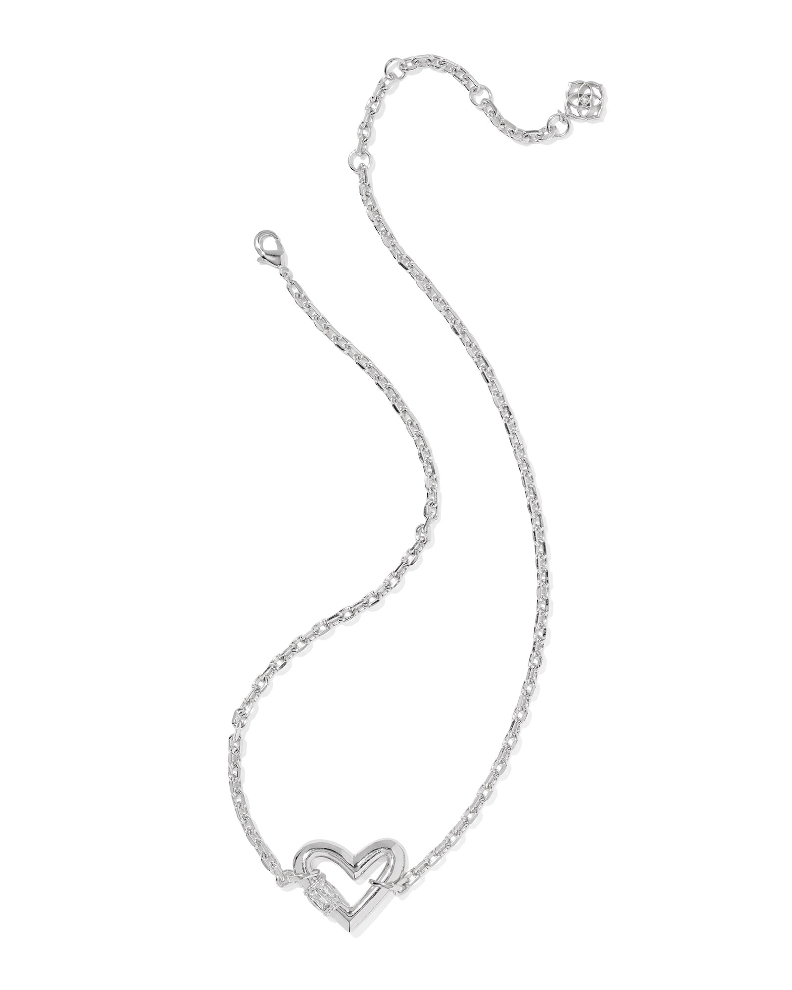 Emery Heart Short Pendant Necklace-Necklaces-Vixen Collection, Day Spa and Women's Boutique Located in Seattle, Washington