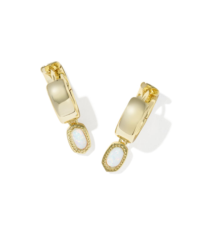 Mini Ellie Wide Huggie Earrings-Accessories-Vixen Collection, Day Spa and Women's Boutique Located in Seattle, Washington