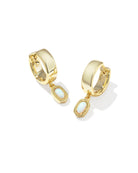 Mini Ellie Wide Huggie Earrings-Accessories-Vixen Collection, Day Spa and Women's Boutique Located in Seattle, Washington