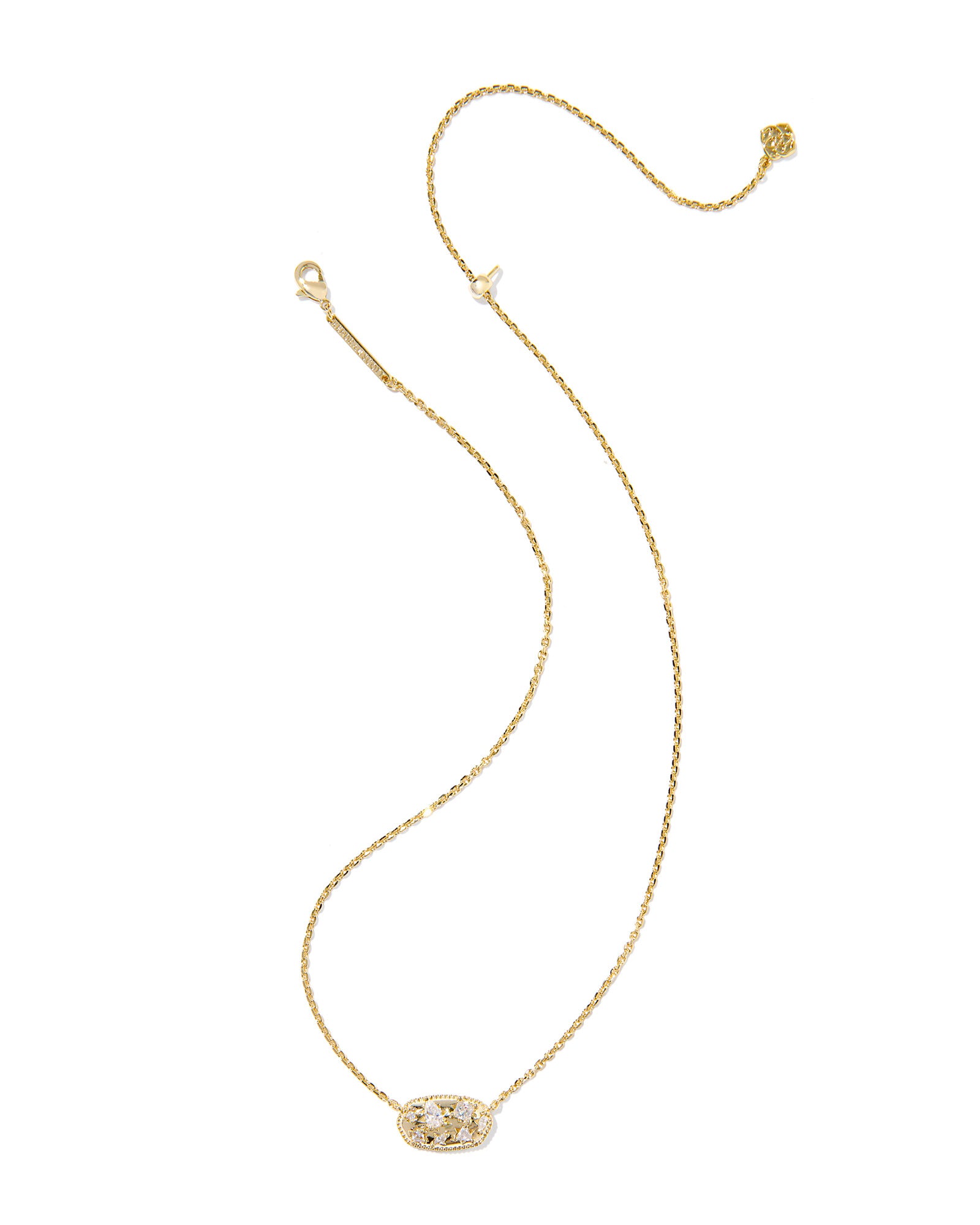 Holland Crystal Short Pendant Necklace-Necklaces-Vixen Collection, Day Spa and Women's Boutique Located in Seattle, Washington