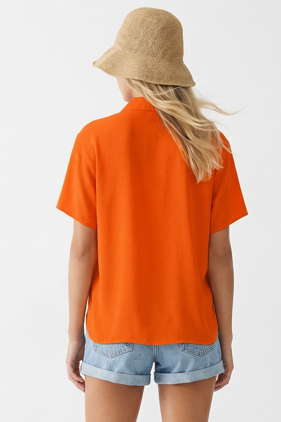 Clementine Button Up Blouse-Tops-Vixen Collection, Day Spa and Women's Boutique Located in Seattle, Washington