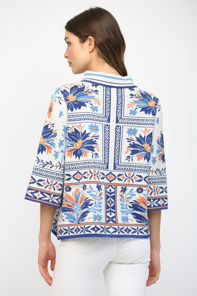 Mykonos Morning Sweater-Tops-Vixen Collection, Day Spa and Women's Boutique Located in Seattle, Washington