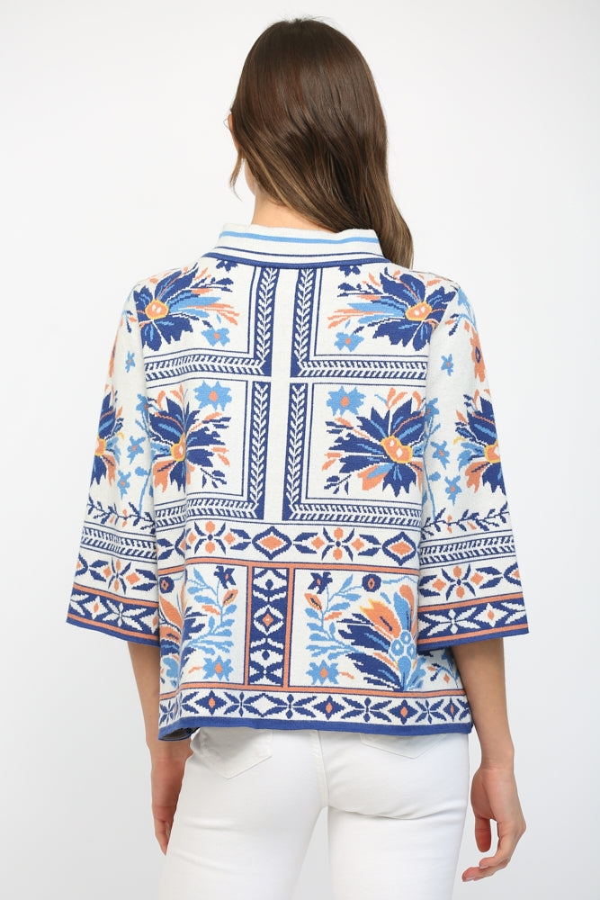 Mykonos Morning Sweater-Tops-Vixen Collection, Day Spa and Women's Boutique Located in Seattle, Washington