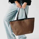 Woven Tiffany Organizer Tote Bag-Bags + Wallets-Vixen Collection, Day Spa and Women's Boutique Located in Seattle, Washington