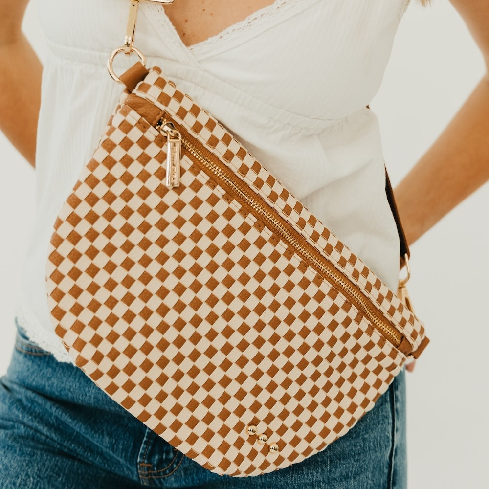 Westlyn Woven Bum Bag-Bags + Wallets-Vixen Collection, Day Spa and Women's Boutique Located in Seattle, Washington