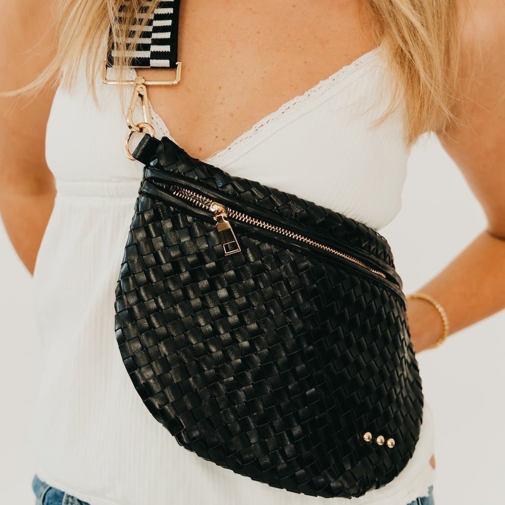 Westlyn Woven Bum Bag-Bags + Wallets-Vixen Collection, Day Spa and Women's Boutique Located in Seattle, Washington
