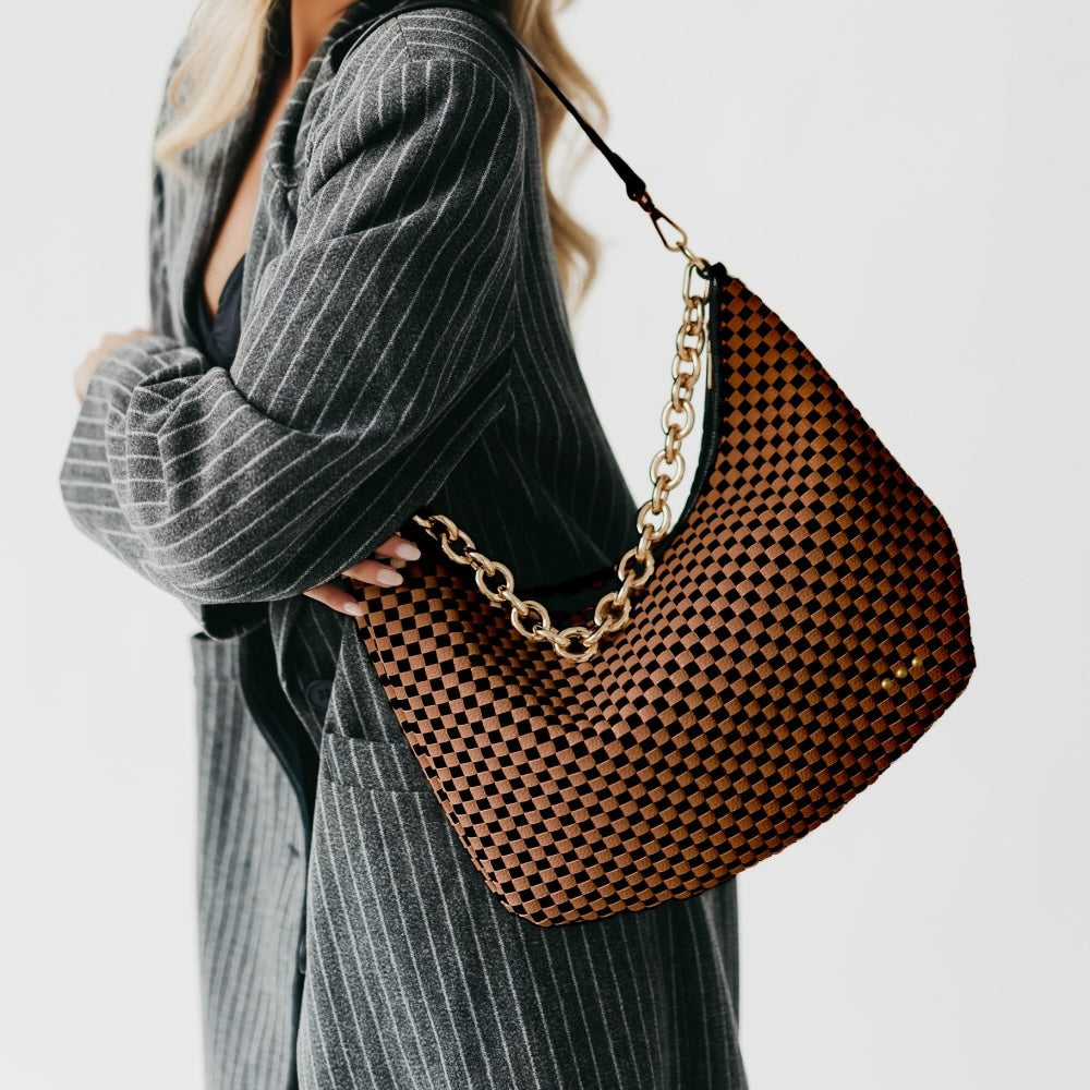 Sienna Slouchy Woven Shoulder Bag-Bags + Wallets-Vixen Collection, Day Spa and Women's Boutique Located in Seattle, Washington