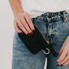 River Raffia Clippable Card Holder Wallet-Bags + Wallets-Vixen Collection, Day Spa and Women's Boutique Located in Seattle, Washington