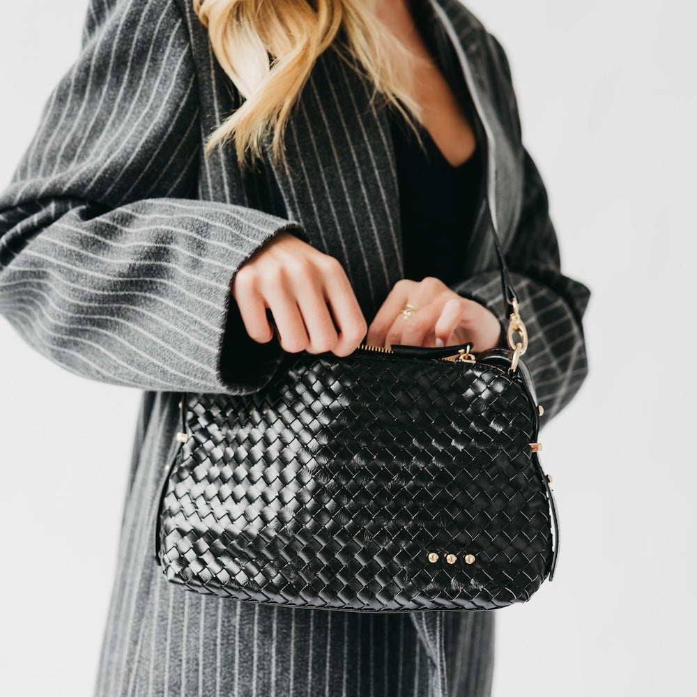Harper Hobo Woven Shoulder Bag-Bags + Wallets-Vixen Collection, Day Spa and Women's Boutique Located in Seattle, Washington