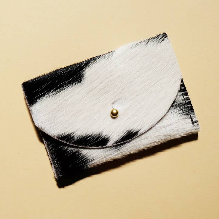 Cowhide & Leather Cardholder-Bags + Wallets-Vixen Collection, Day Spa and Women's Boutique Located in Seattle, Washington
