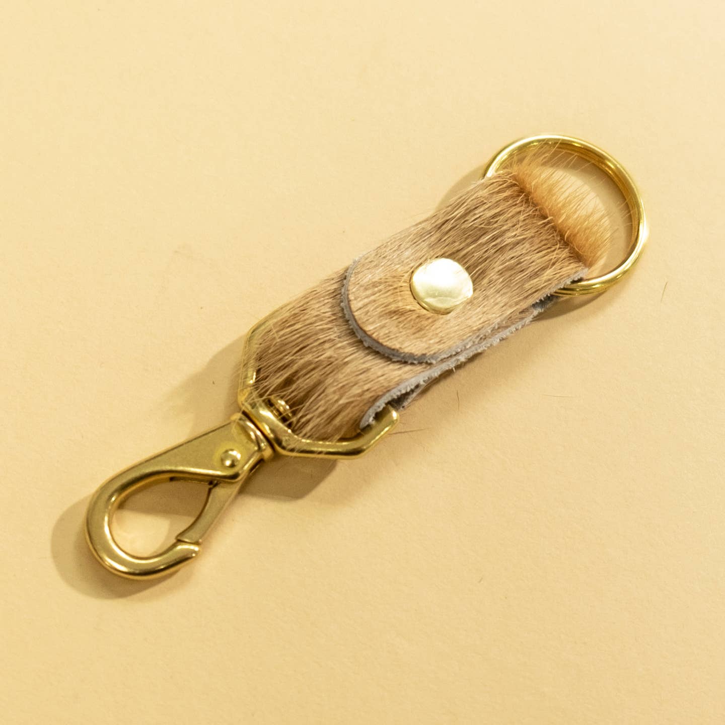 Cowhide & Leather Keychain-Keychains-Vixen Collection, Day Spa and Women's Boutique Located in Seattle, Washington
