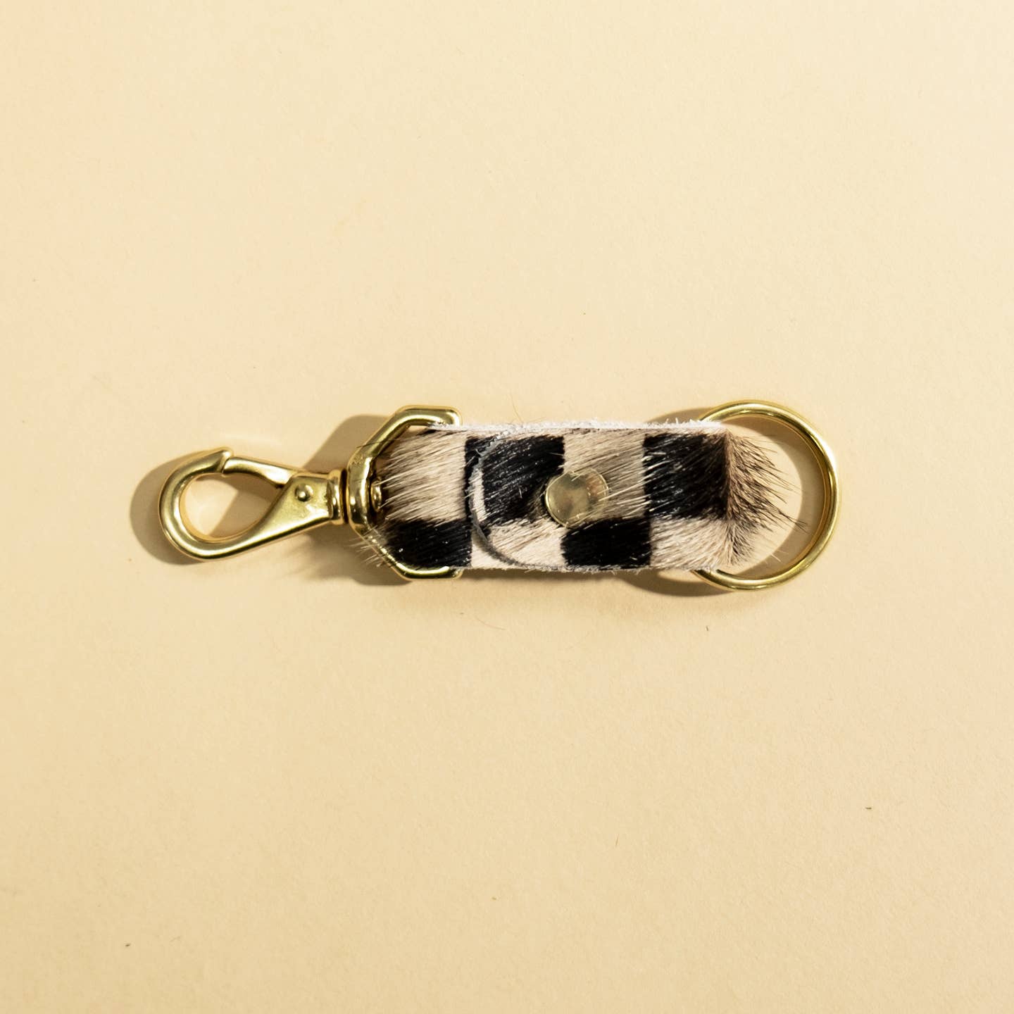 Cowhide & Leather Keychain-Keychains-Vixen Collection, Day Spa and Women's Boutique Located in Seattle, Washington