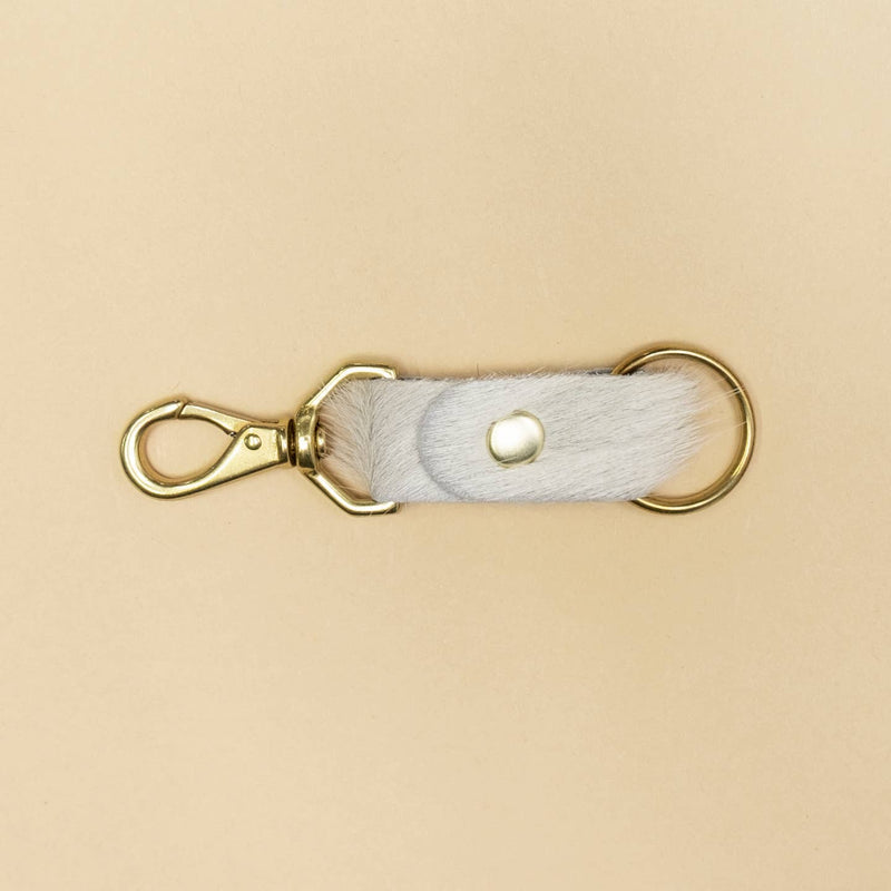 Cowhide & Leather Keychain-Keychains-Vixen Collection, Day Spa and Women's Boutique Located in Seattle, Washington