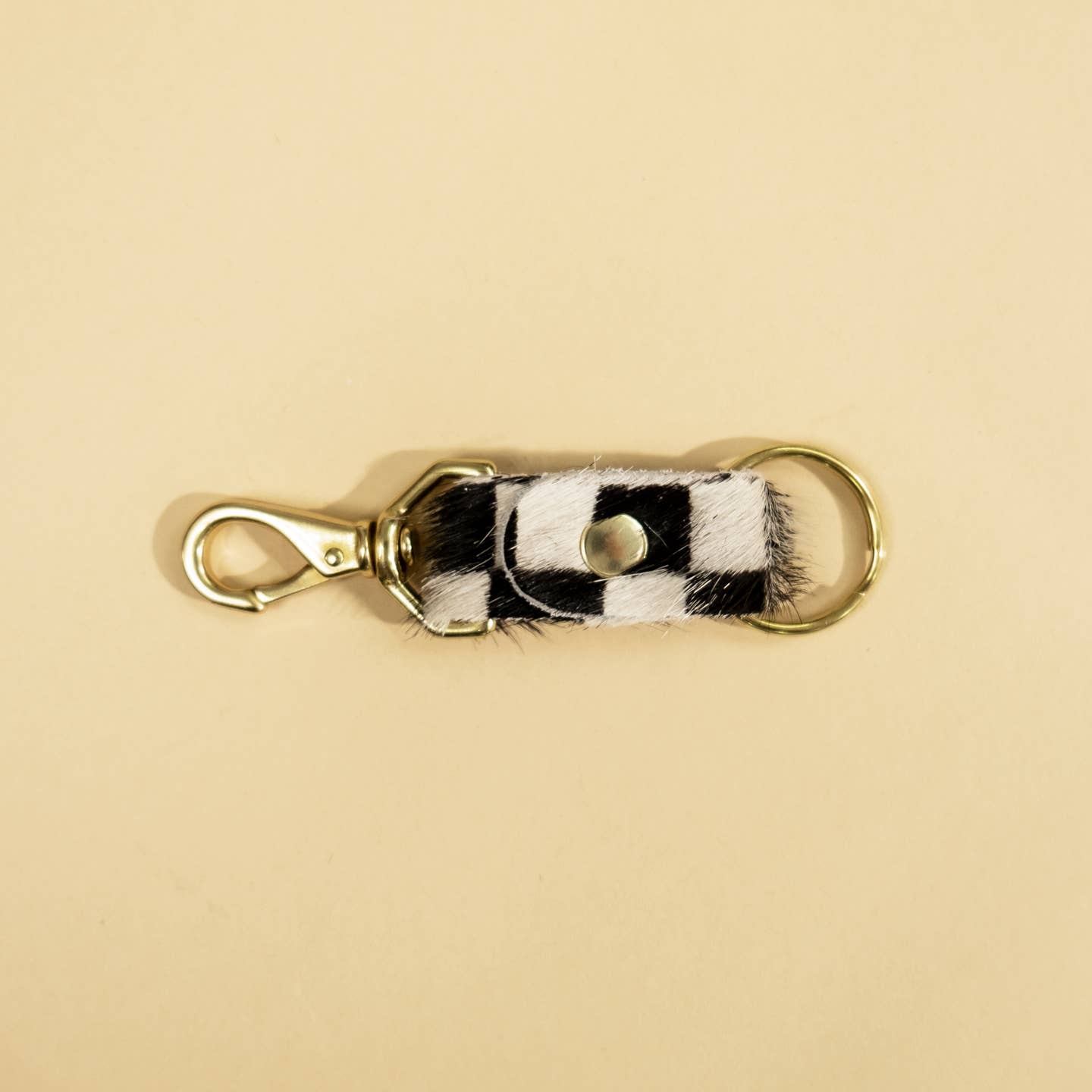 Cowhide & Leather Keychain-Keychains-Vixen Collection, Day Spa and Women's Boutique Located in Seattle, Washington