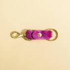 Cowhide & Leather Keychain-Keychains-Vixen Collection, Day Spa and Women's Boutique Located in Seattle, Washington