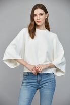 The Chantilly Wide Sleeve Sweater-Tops-Vixen Collection, Day Spa and Women's Boutique Located in Seattle, Washington