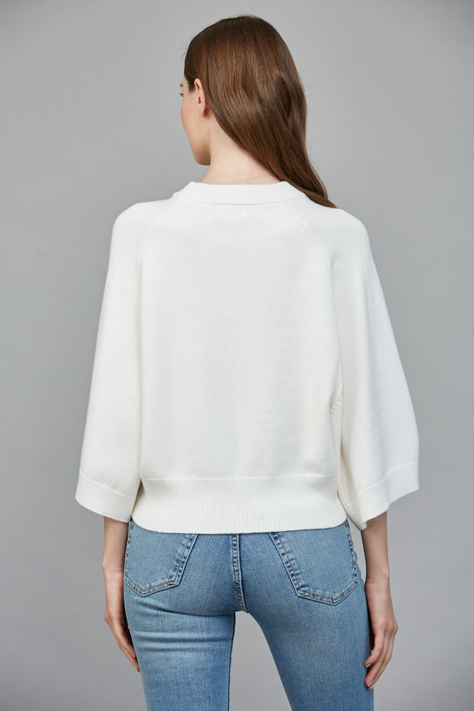 The Chantilly Wide Sleeve Sweater-Tops-Vixen Collection, Day Spa and Women's Boutique Located in Seattle, Washington