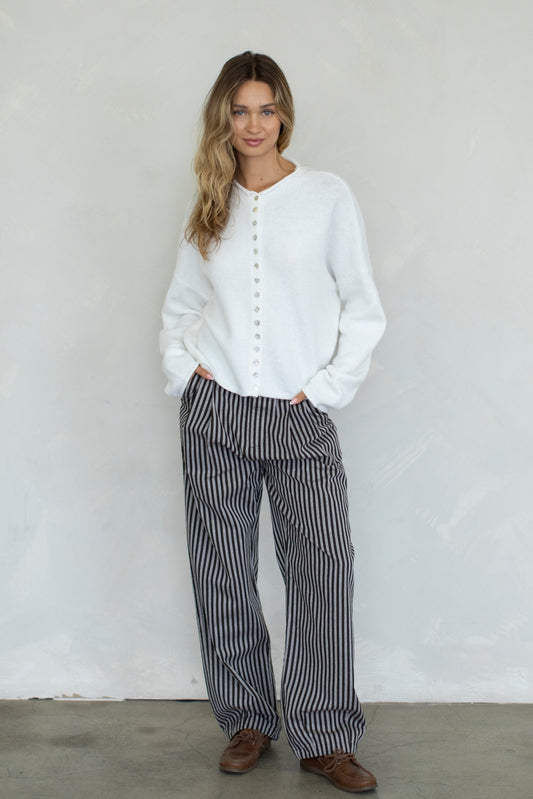 Mismatched Buttons Piper Cardigan-Sweaters-Vixen Collection, Day Spa and Women's Boutique Located in Seattle, Washington
