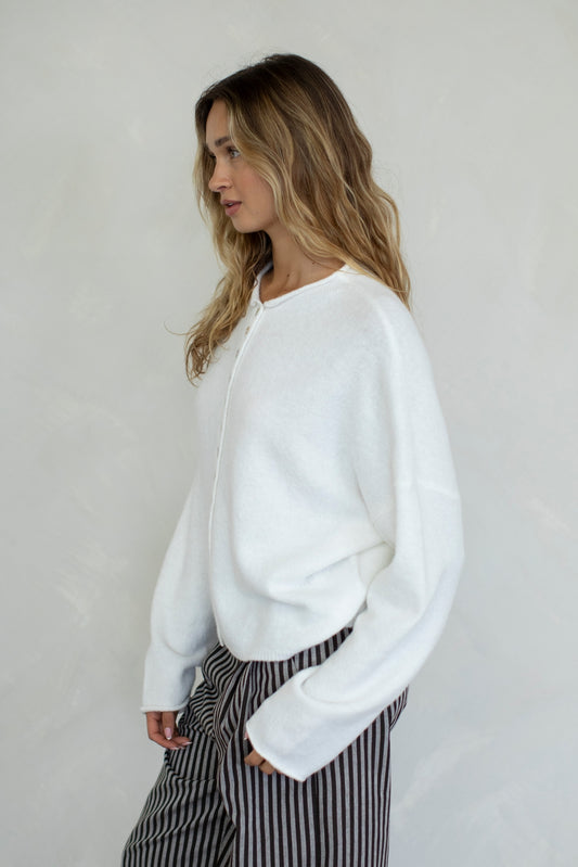 Mismatched Buttons Piper Cardigan-Sweaters-Vixen Collection, Day Spa and Women's Boutique Located in Seattle, Washington