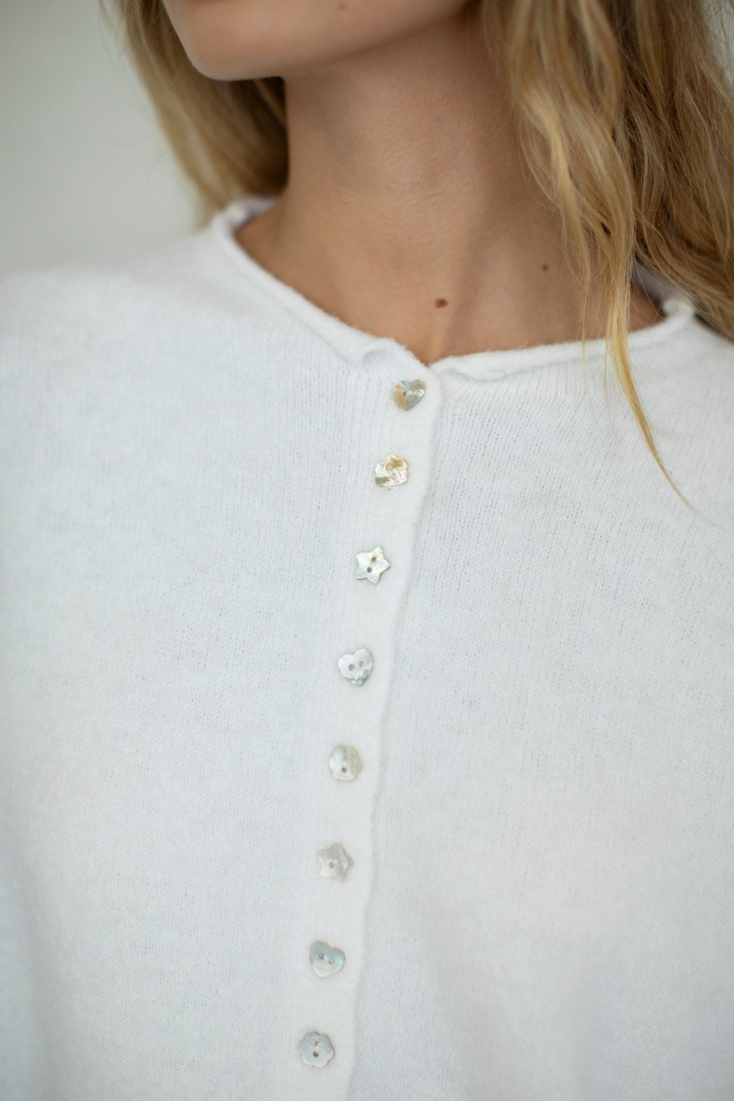 Mismatched Buttons Piper Cardigan-Sweaters-Vixen Collection, Day Spa and Women's Boutique Located in Seattle, Washington
