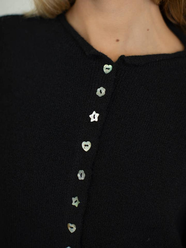 Mismatched Buttons Piper Cardigan-Sweaters-Vixen Collection, Day Spa and Women's Boutique Located in Seattle, Washington