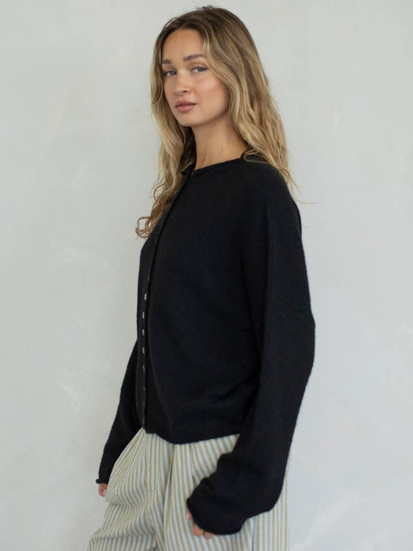 Mismatched Buttons Piper Cardigan-Sweaters-Vixen Collection, Day Spa and Women's Boutique Located in Seattle, Washington