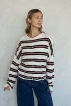 Varsity Piper Cardigan-Tops-Vixen Collection, Day Spa and Women's Boutique Located in Seattle, Washington