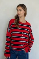 Varsity Piper Cardigan-Tops-Vixen Collection, Day Spa and Women's Boutique Located in Seattle, Washington