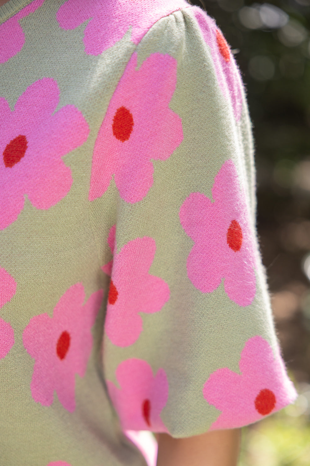 Bubbly Flowers Sweater-Tops-Vixen Collection, Day Spa and Women's Boutique Located in Seattle, Washington