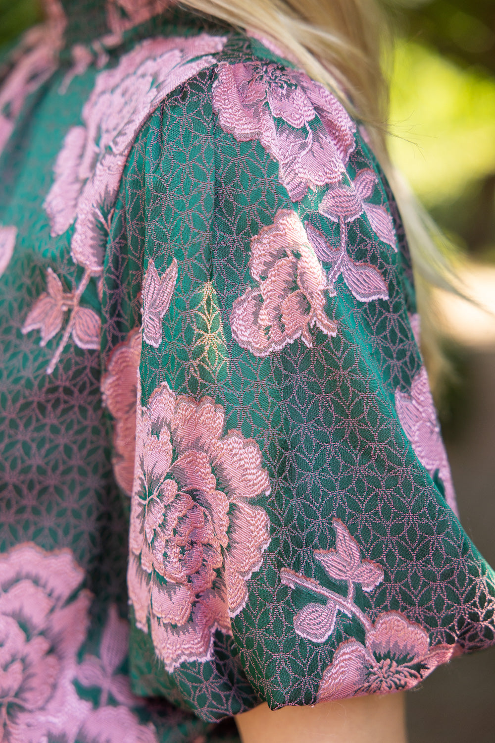 Garden Blouse-Tops-Vixen Collection, Day Spa and Women's Boutique Located in Seattle, Washington