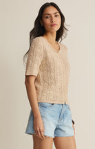 Adria Pointelle Cardigan-Tops-Vixen Collection, Day Spa and Women's Boutique Located in Seattle, Washington