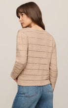 Aven Crochet Cardigan-Sweaters-Vixen Collection, Day Spa and Women's Boutique Located in Seattle, Washington