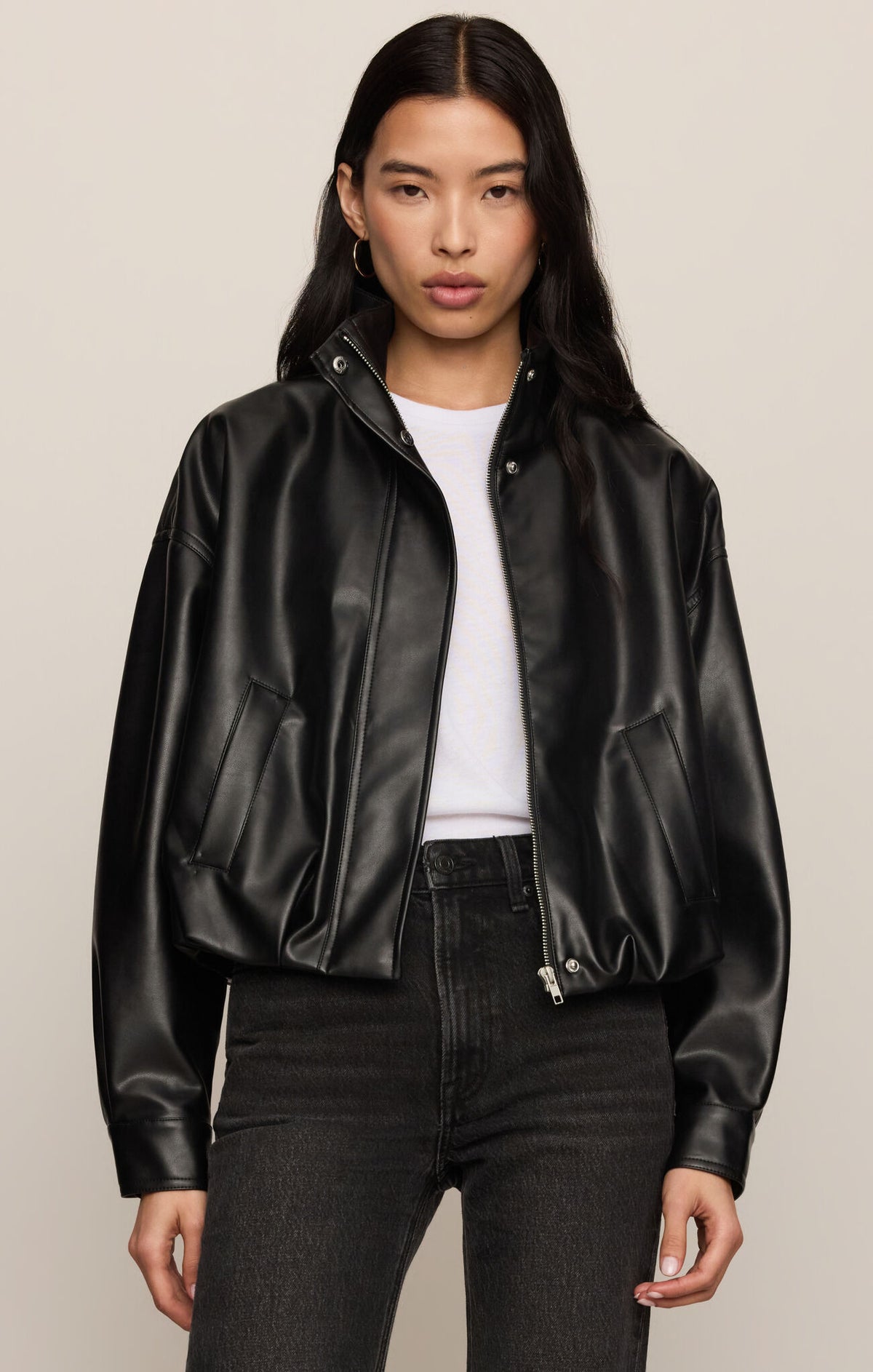 Corin Bubble Hem Jacket-Outerwear-Vixen Collection, Day Spa and Women's Boutique Located in Seattle, Washington