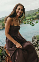 Cornelia Poplin Midi Dress-One Pieces-Vixen Collection, Day Spa and Women's Boutique Located in Seattle, Washington