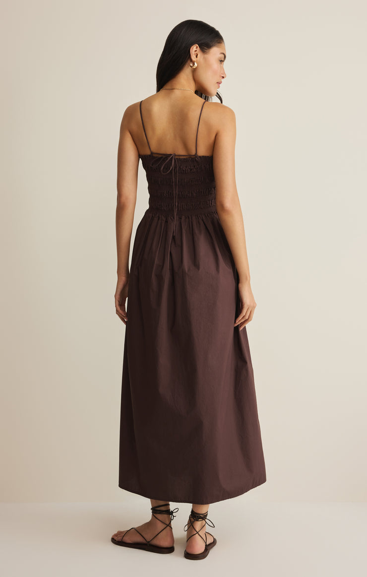 Cornelia Poplin Midi Dress-One Pieces-Vixen Collection, Day Spa and Women's Boutique Located in Seattle, Washington