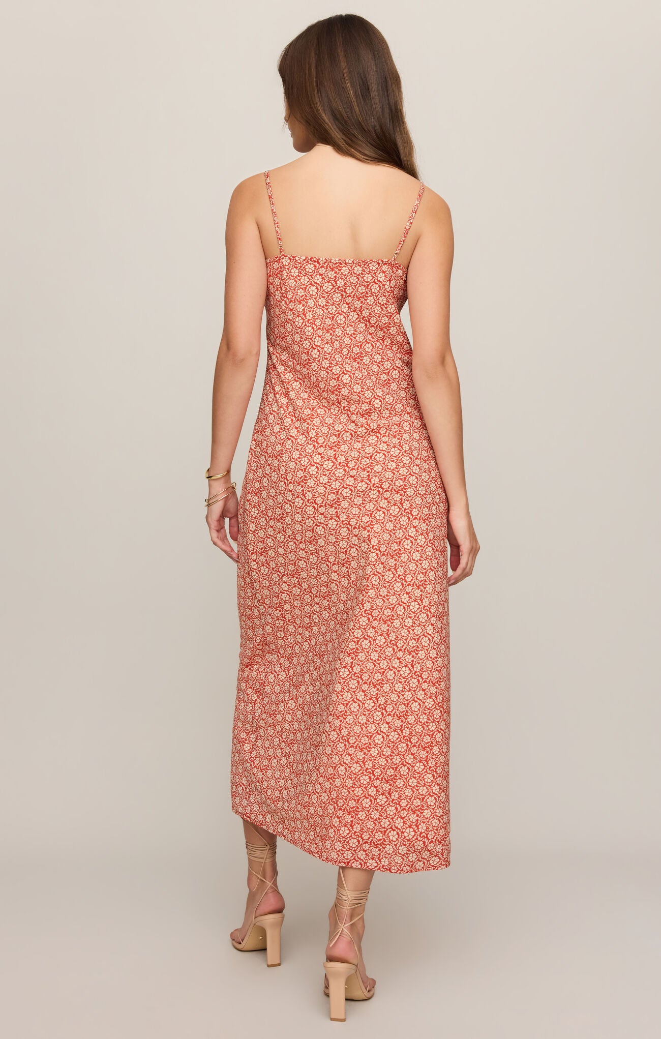 Emela Iris Floral Midi Dress-Dresses-Vixen Collection, Day Spa and Women's Boutique Located in Seattle, Washington