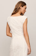 Emrie Eyelet Top-Tank Tops-Vixen Collection, Day Spa and Women's Boutique Located in Seattle, Washington