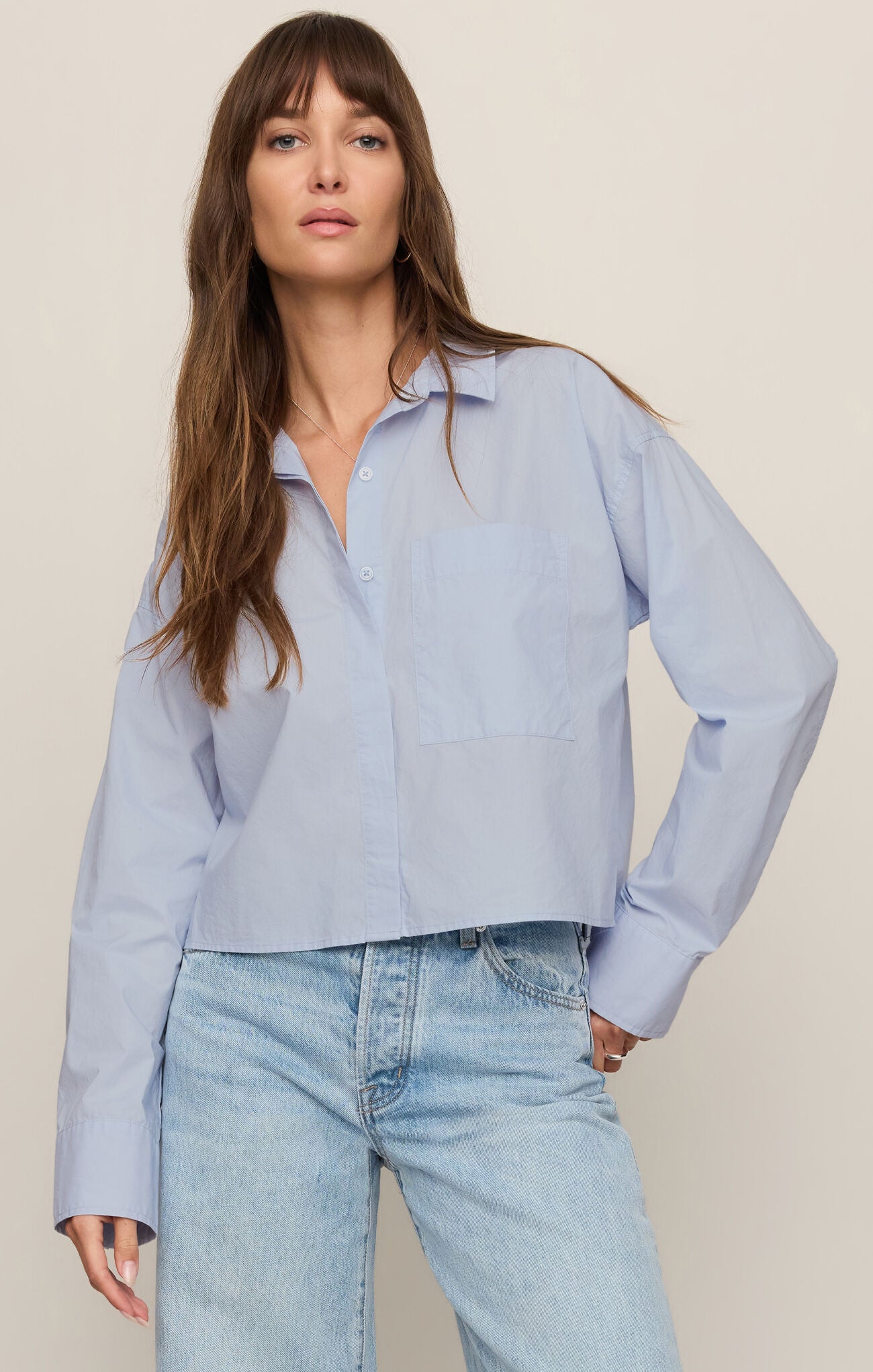 Favorite Button Up Top-Long Sleeves-Vixen Collection, Day Spa and Women's Boutique Located in Seattle, Washington