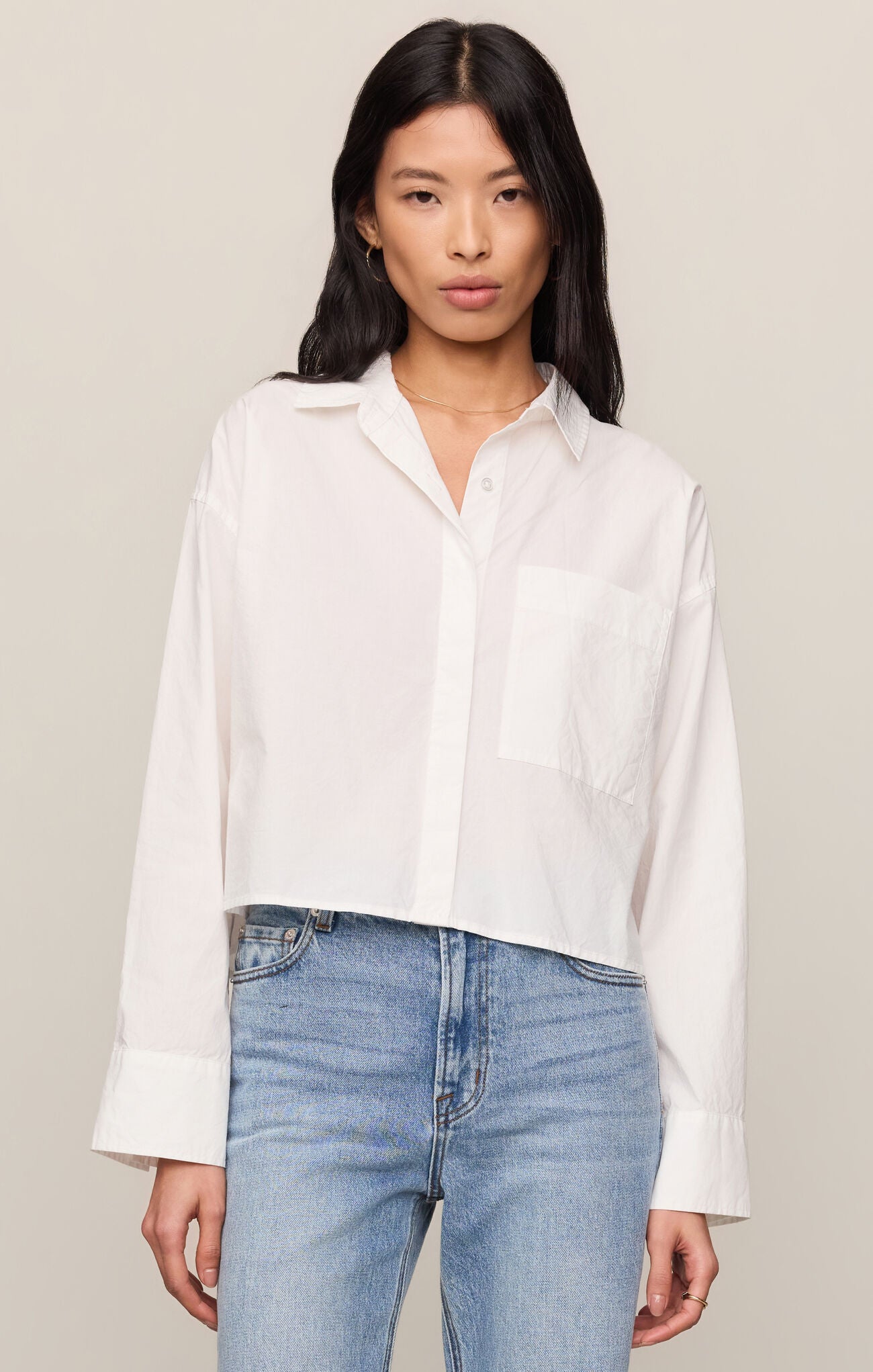 Favorite Button Up Top-Long Sleeves-Vixen Collection, Day Spa and Women's Boutique Located in Seattle, Washington