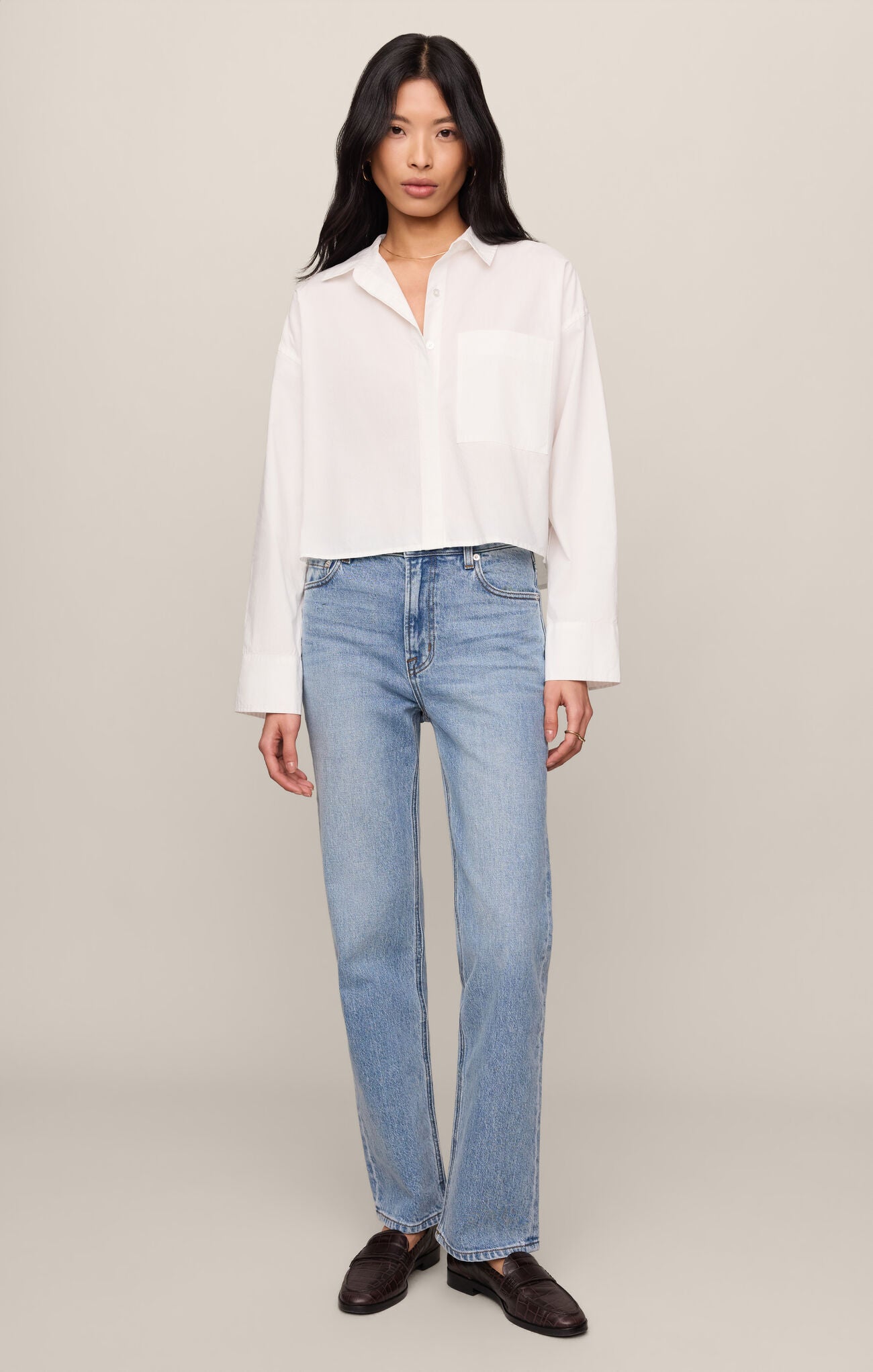 Favorite Button Up Top-Long Sleeves-Vixen Collection, Day Spa and Women's Boutique Located in Seattle, Washington