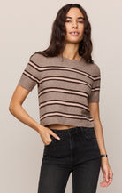 Gatewood Stripe Sweater-Sweaters-Vixen Collection, Day Spa and Women's Boutique Located in Seattle, Washington
