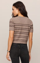 Gatewood Stripe Sweater-Sweaters-Vixen Collection, Day Spa and Women's Boutique Located in Seattle, Washington