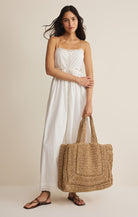 Hideaway Raffia Tote-Accessories-Vixen Collection, Day Spa and Women's Boutique Located in Seattle, Washington