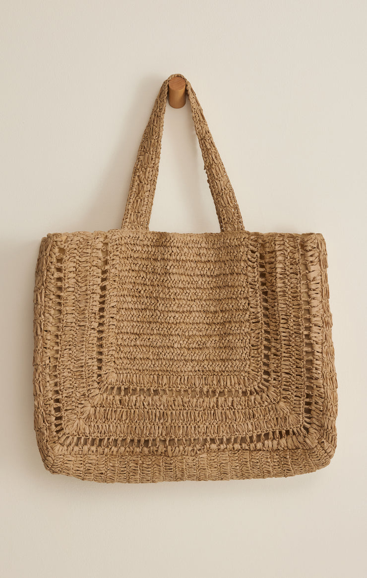 Hideaway Raffia Tote-Accessories-Vixen Collection, Day Spa and Women's Boutique Located in Seattle, Washington