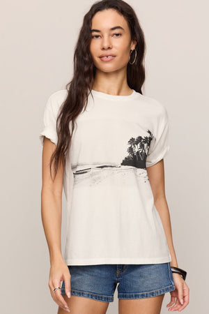 La Playa Boyfriend Tee-Short Sleeves-Vixen Collection, Day Spa and Women's Boutique Located in Seattle, Washington