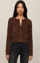 Medina Leopard Cardigan-Tops-Vixen Collection, Day Spa and Women's Boutique Located in Seattle, Washington