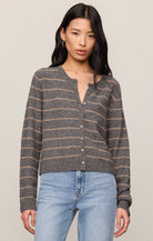 Medina Stripe Cardigan-Sweaters-Vixen Collection, Day Spa and Women's Boutique Located in Seattle, Washington