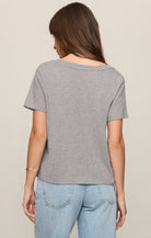 Nomad V-Neck Tee-Short Sleeves-Vixen Collection, Day Spa and Women's Boutique Located in Seattle, Washington