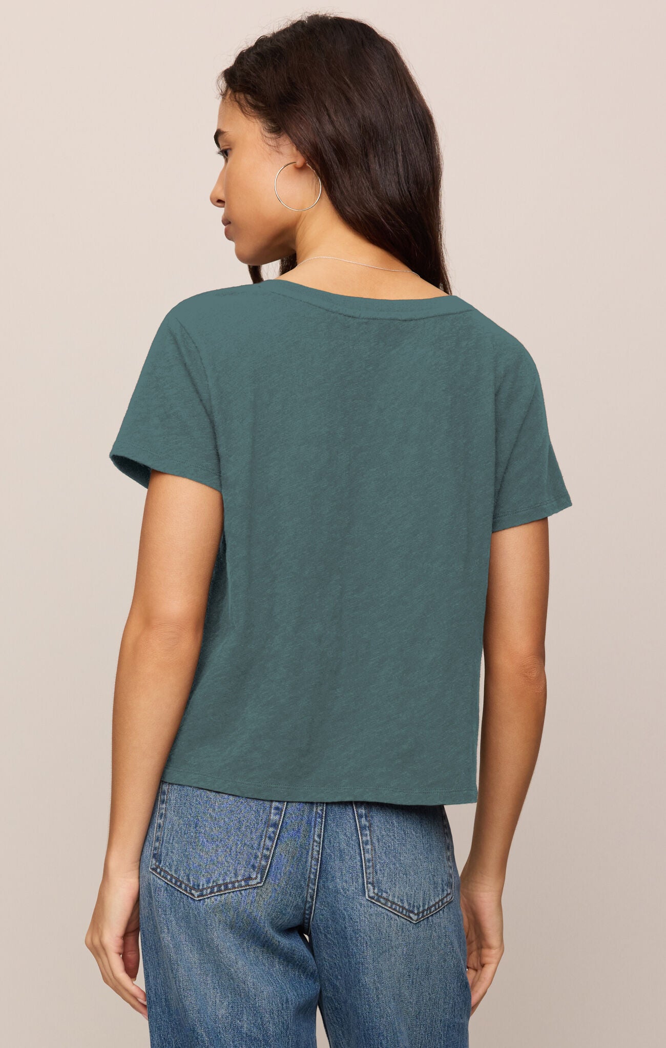 Nomad V-Neck Tee-Short Sleeves-Vixen Collection, Day Spa and Women's Boutique Located in Seattle, Washington